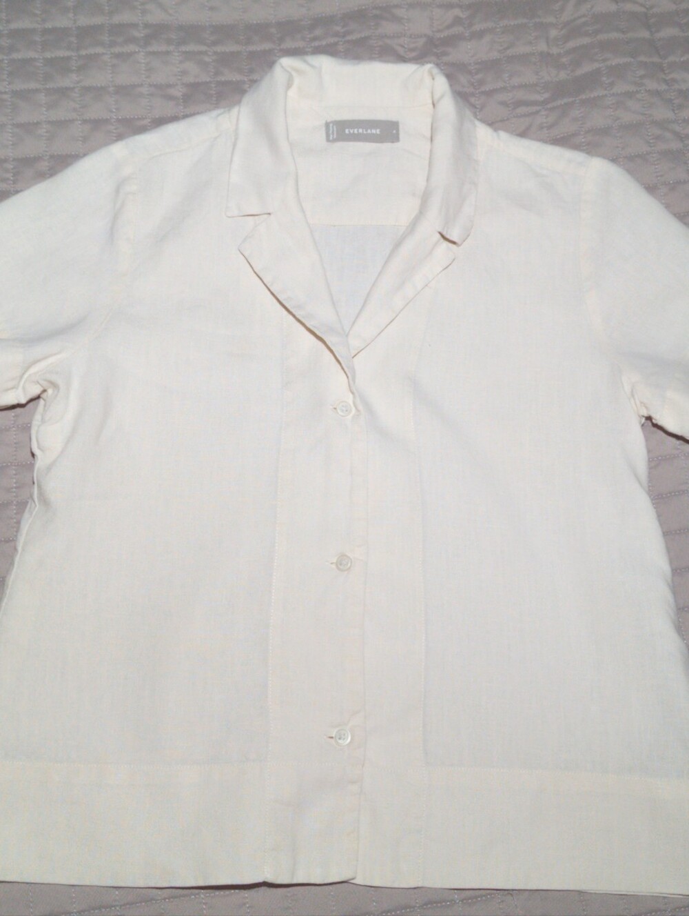Everlane 100% Linen Short Sleeve Size 4
